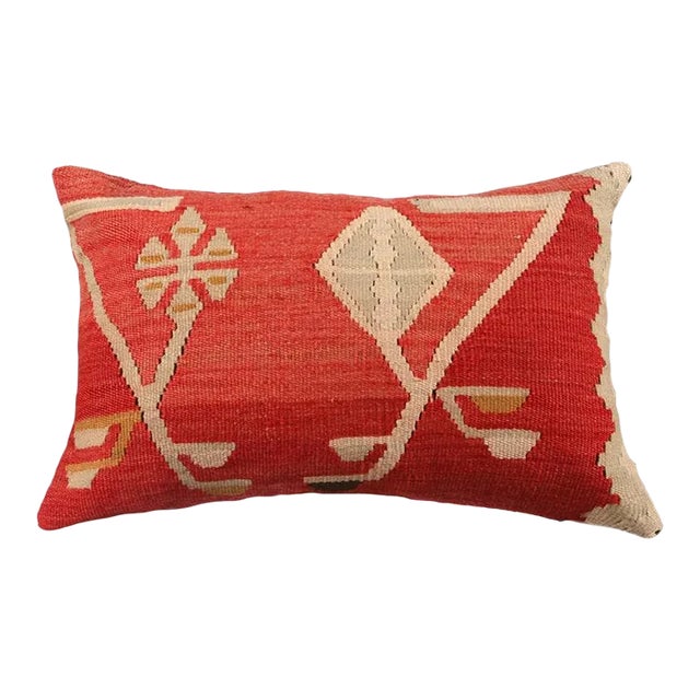 Handmade Kilim Rug Pillow Cover For Sale