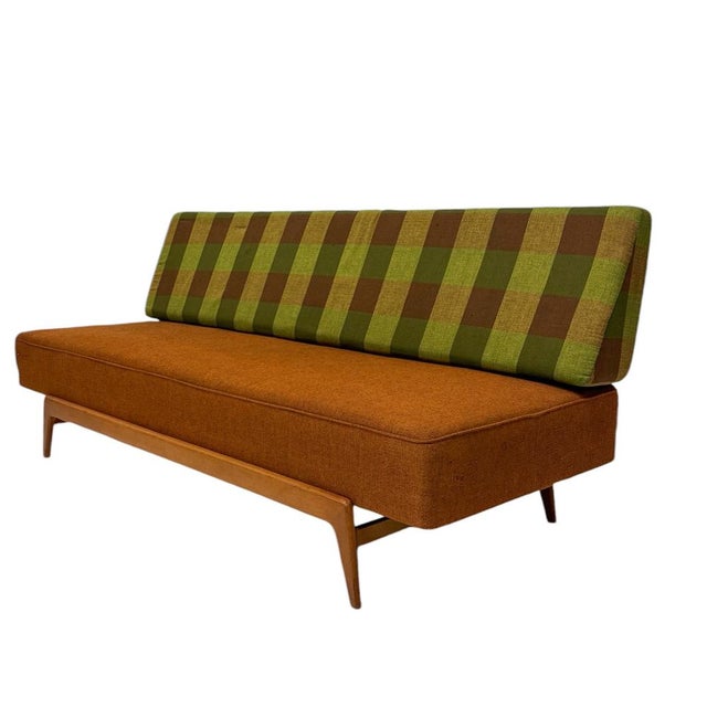 Mid-Century Modern Mid-Century Modern Daybed with Original Upholstery, 1960s For Sale - Image 3 of 11