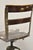 Early 20th Century Industrial Toledo Metal Co Steel & Wood Adjustable Drafting Stool Chair For Sale - Image 10 of 12