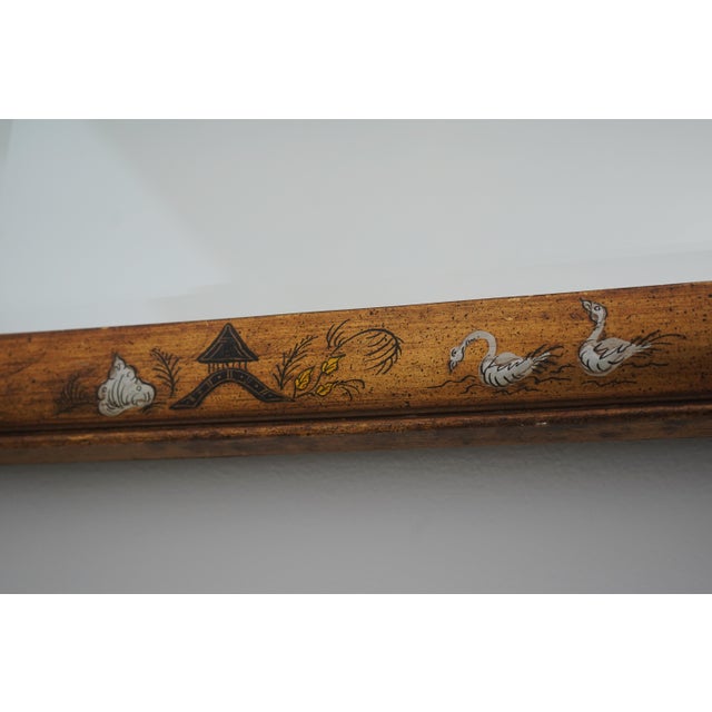 Friedman Brothers Gold Chinoiserie Wall Mirror For Sale In Philadelphia - Image 6 of 9