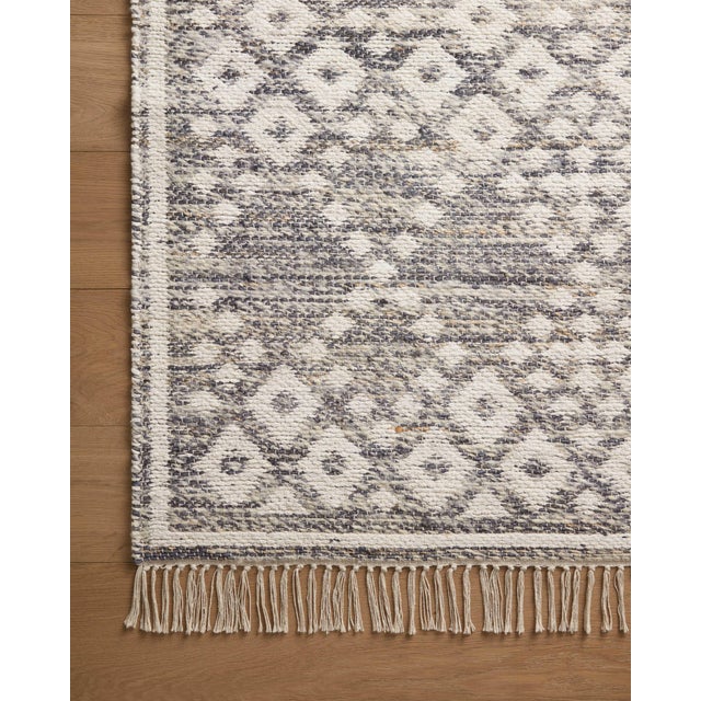 Loloi Rugs Angela Rose x Loloi Rivers Denim / Ivory 2'-6" x 7'-6" Runner Rug For Sale - Image 4 of 6