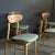Dining Chairs in Wooden Frame and Fabric Seat, 1960s, Set of 4 For Sale - Image 5 of 10