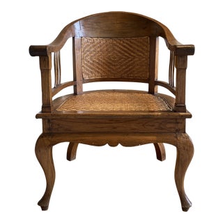 Late 20th Century Wood Indonesian Chair For Sale