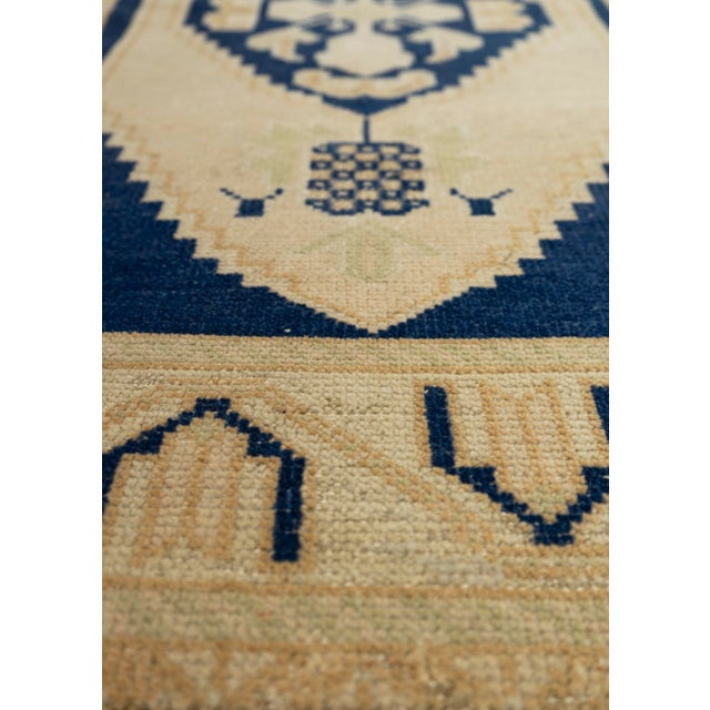 Turkish Turkish Mini Rug Oriental Hand Knotted Vintage Rug 1'8" x 3'10" #21280 For Sale - Image 3 of 8