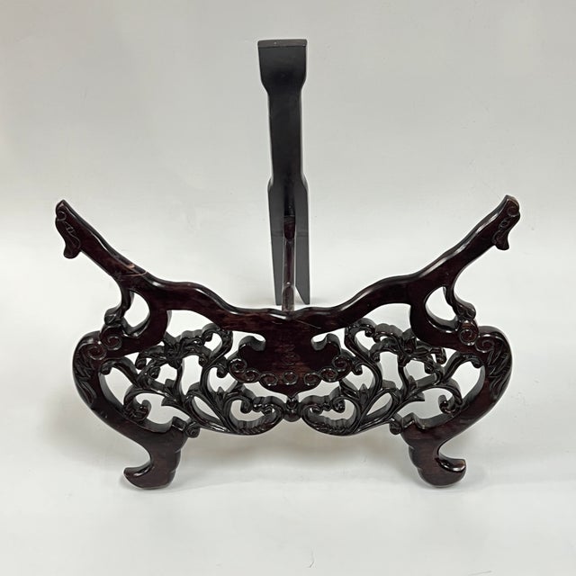 Late 19th Century Large Meiji Japanese Cloisonne Charger on Stand For Sale - Image 5 of 9