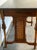 Late 19th Century Antique Ebonized Oak Library Table Desk With Drawer For Sale - Image 5 of 8