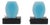 Dorane Blue Table Lamps by Ettore Sottsass for Stilnovo, 1970s, Set of 2 For Sale