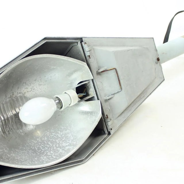 Mid-Century Modern Vintage Street Lamp, Former Czechoslovakia, 1970s For Sale - Image 3 of 10