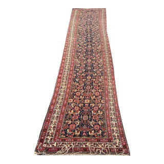 An Antique Decorative 17' Long Genuine Nw Hallway Runner Rug For Sale