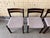 This set of six dining chairs, model 401, designed by Jørgen Henrik Møller for the Danish manufacturer JL Møllers, is...