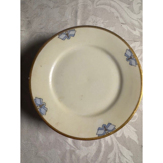 American Antique J&c Bavaria 1898-1923 "Art Nouveau" Hand Painted Plates. Each Plate Different - Set of 10 For Sale - Image 3 of 13