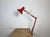 1970s Vintage Italian Architect Table Lamp in Red, 1970s For Sale - Image 5 of 18