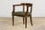 Late 19th Century Late 19th Century French Napoleon III Mahogany Desk Chair With Olive Green Leather For Sale - Image 5 of 18