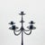 Hand Forged Iron Floor Candelabra 44.5″ (113cm) Antique Copper Patina 6-Arm Grand Cluster Candle Holder Decor For Sale - Image 4 of 7