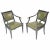 1930s a rare chic superb ebonized wood pair of highly detailed armchairs. Distinctive shapes and forms define their...