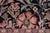 1990's Floral Gulshan Ayub Pak-Persian Black/Black Wool Rug - 4'8'' X 7'1'' For Sale In New York - Image 6 of 9