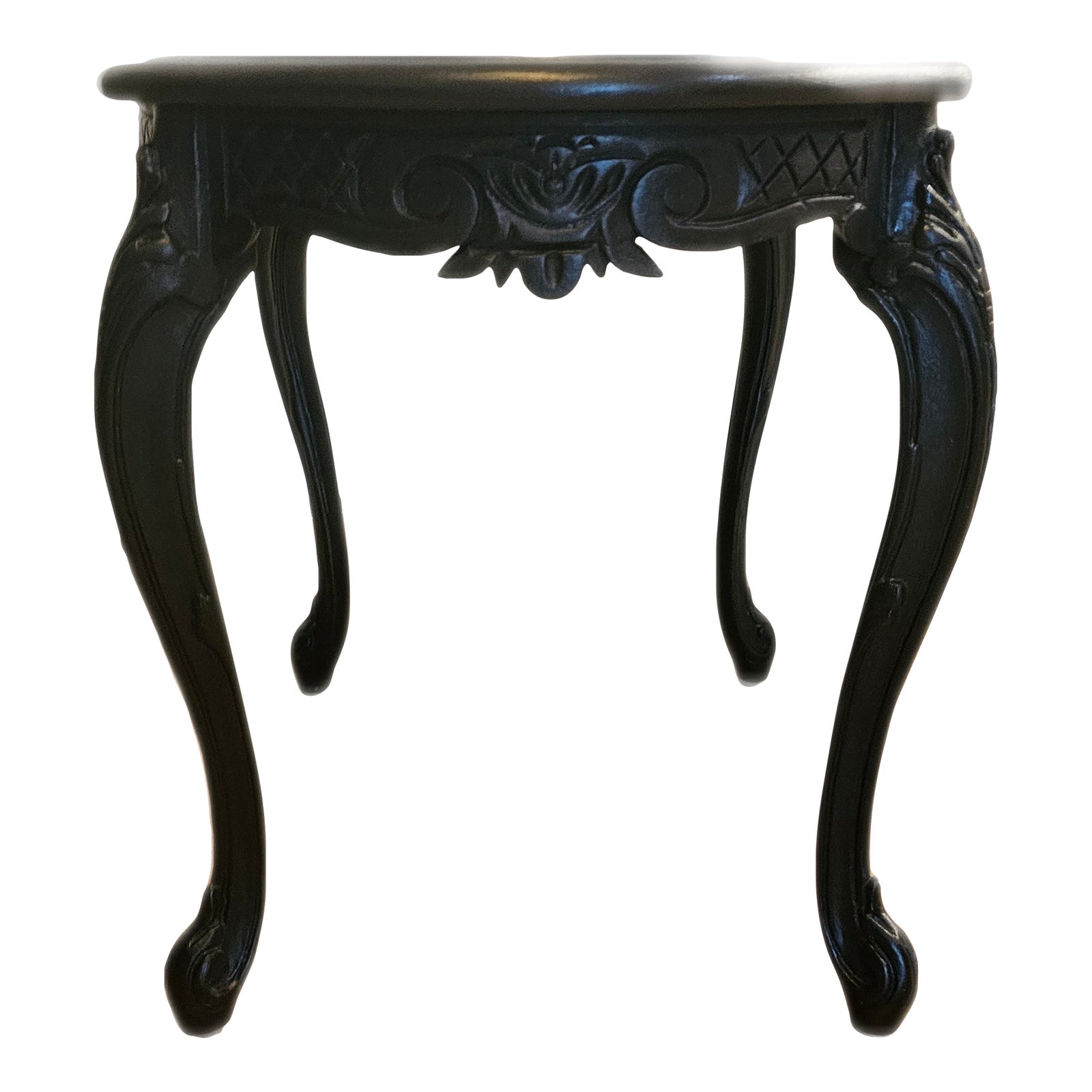 Early 20th Century Antique HandCarved French Provincial Side Table