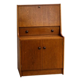 Mid-Century Modern Remploy Teak Secretaire, 1960s For Sale