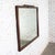 20th Century Traditional or Regency Style Rectangular Wall Mirror Walnut Tone & Gilded Details For Sale - Image 16 of 17
