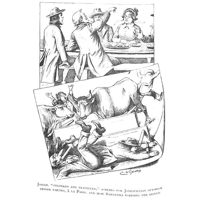 White "Samantha in Europe" 1896 Holley, Marietta [Josiah Allen's Wife] For Sale - Image 8 of 9