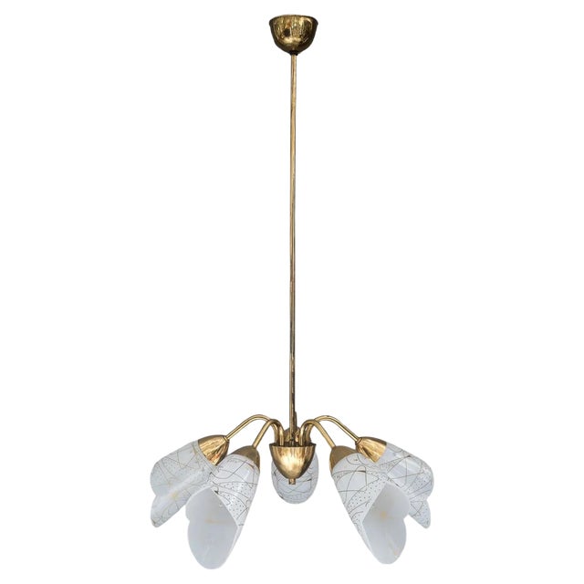 Italian Chandelier, 1960s For Sale