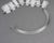 Judith Hendler Clear Acrylic Neck-Ring Choker Necklace For Sale - Image 9 of 18