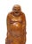 Chinese Hand Carved Standing Happy Buddha Budai Luohan Statue On Cloud Base For Sale - Image 4 of 5