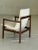 Jens Risom Newly Refinished and Reupholstered Mid Century Lounge Chair by Jens Risom For Sale - Image 4 of 7