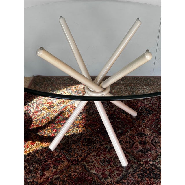 1990s Danish Modern Design Dining Table For Sale - Image 5 of 5