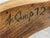 Studio Made Handcrafted Solid Walnut + Cast Iron Tractor Seat Stool / Chair For Sale - Image 10 of 10