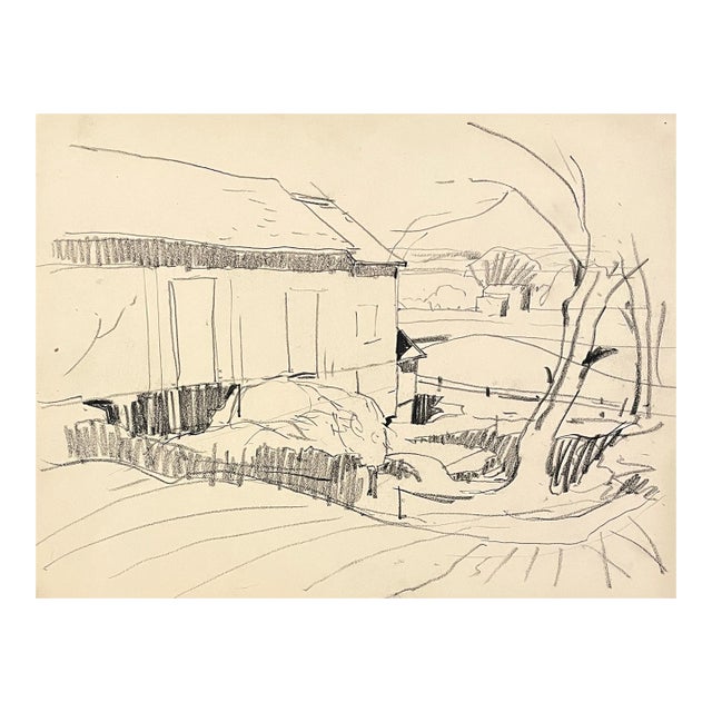 Norman Kent Landscape Drawing For Sale