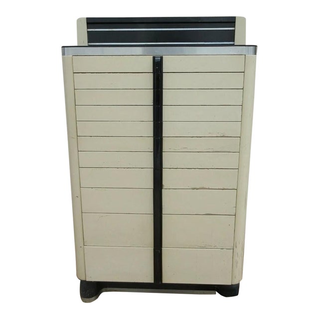 1940s Art deco Dental Cabinet Industrial Medical Chest Dresser American Cab Co For Sale