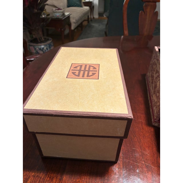 Late 20th Century Late 20th Century Beautiful Mother of Pearl Laquer Jewel Box For Sale - Image 5 of 7