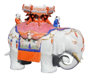 Chinese Porcelain Elephant