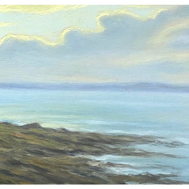 1950s Jules Robert Chatelain, Pointe d'Aradon, Bretagne, 1957, Oil on Canvas, Framed For Sale - Image 5 of 10