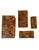 Hollywood Regency Vintage Bamboo Parquet Boxes With Bamboo Root Pulls, Graduated - Set of 4 For Sale - Image 3 of 13