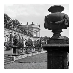 View to Wilhelmshoehe Castle at Kassel, Germany 1937, 2021