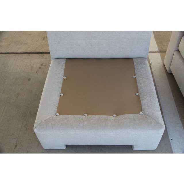 Marge Carson Hollywood Regency Sofa and Chairs Redone in Knoll Summit