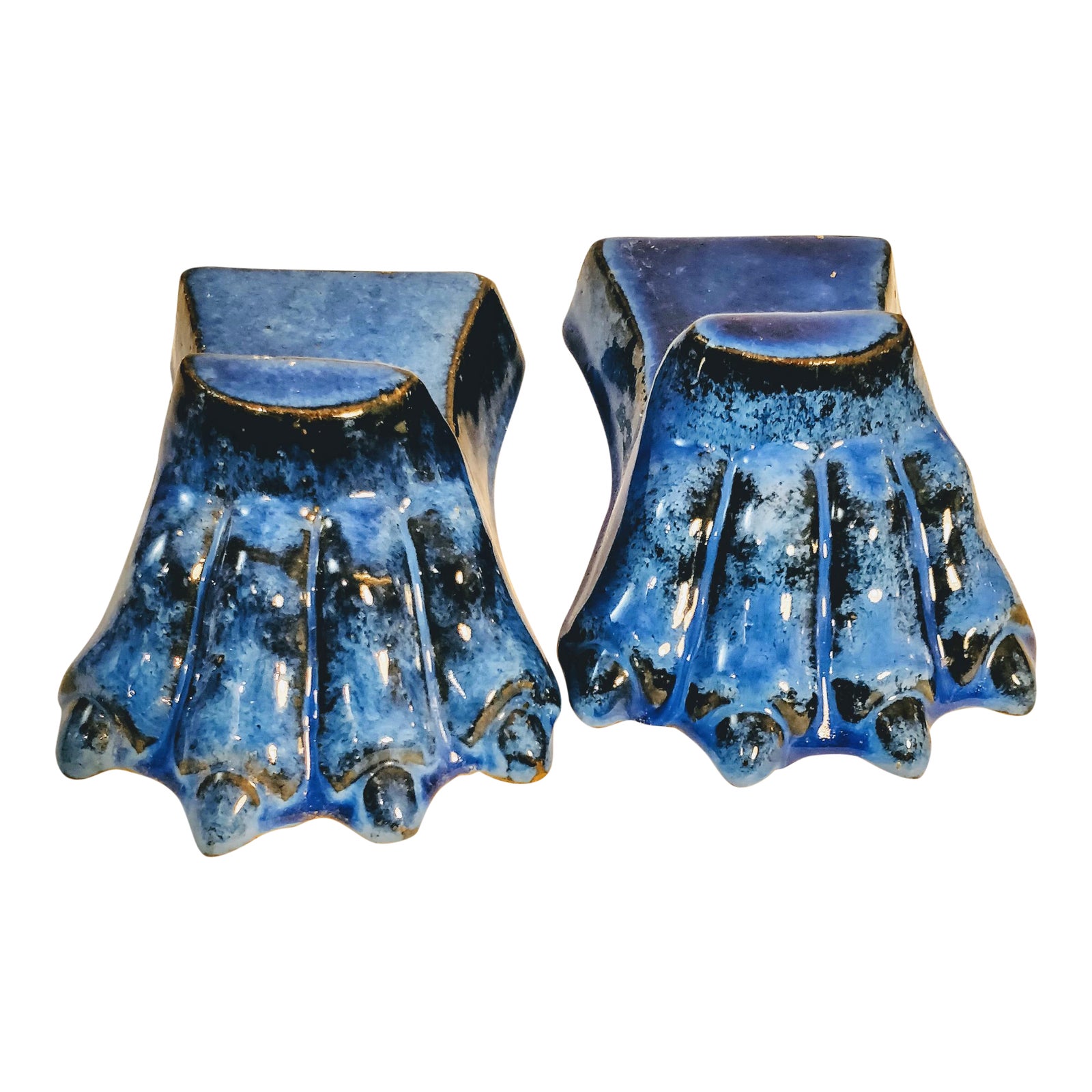 Antique Lions Paw Pot Risers Feet Planter Garden a Pair Chairish