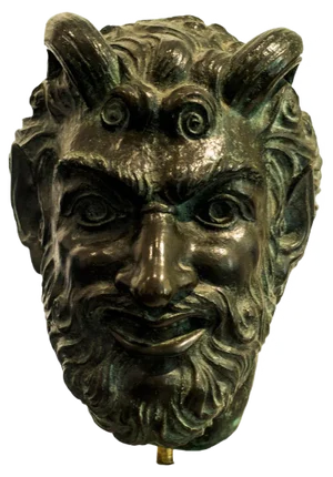 Satiro - Original Bronze Sculpture by Giulio Aristide Sartorio