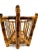 1960s 1960s Mid Century Italian Burnt Tortoise Bamboo Magazine Rack For Sale - Image 5 of 12