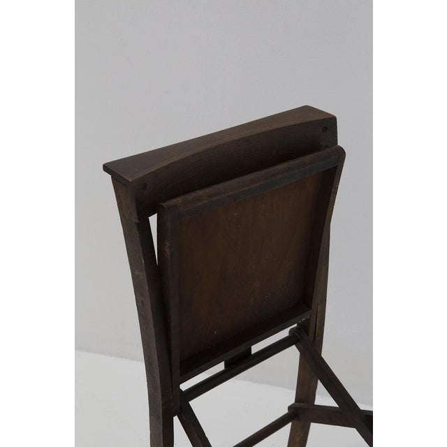 Vintage Italian Ecclesiastical Chairs with Kneeler, 1940s, Set of 4 For Sale - Image 10 of 17