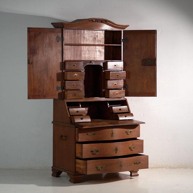 Antique Oak Bookcase, Central Europe, 1850 For Sale - Image 6 of 18