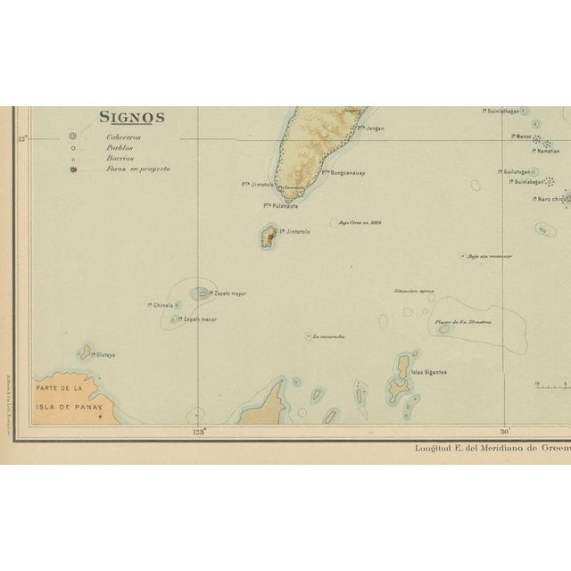 Map of Masbate and Ticao Islands, 1899 For Sale - Image 3 of 9