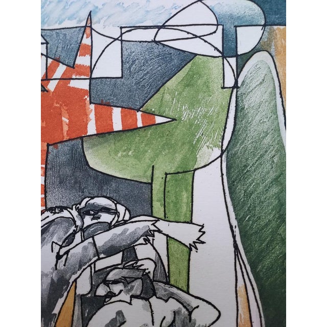 Contemporary Eugenio Chicano, Composition, 2007, Etching For Sale - Image 3 of 6