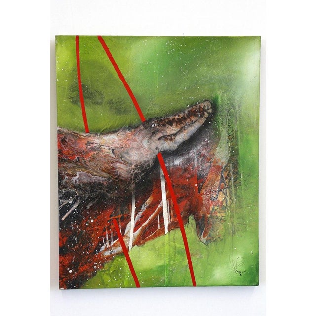 Contemporary MS, The Alli-Gate Diptych, 2021, Acrylic on Canvases, Set of 2 For Sale - Image 3 of 15