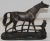 The details make this cast metal horse a piece you need for your collection. The horse is backed by a rustic, rambling...
