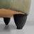 Italian Modern Green Faux Leather Pouf, 1970s, Set of 3 For Sale - Image 10 of 18