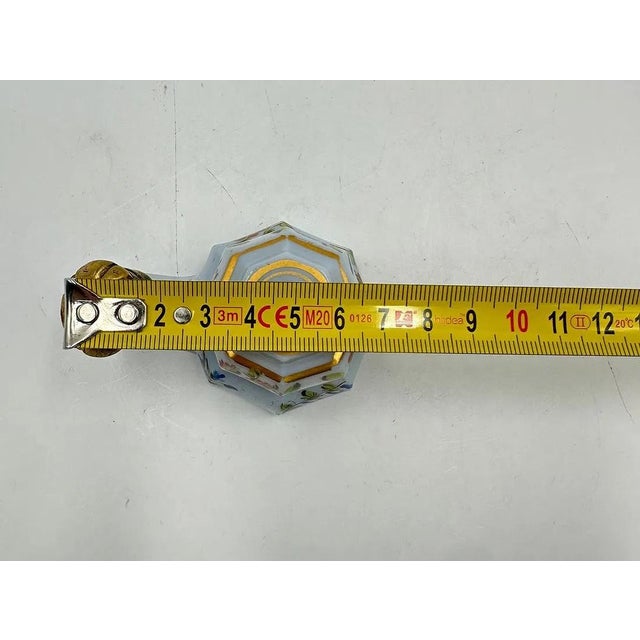 Very Charles X French Opaline Travel Perfume Bottle For Sale - Image 9 of 13