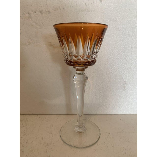 Cut Crystal Glasses from Baccarat, 20th Century, Set of 6 For Sale - Image 13 of 14